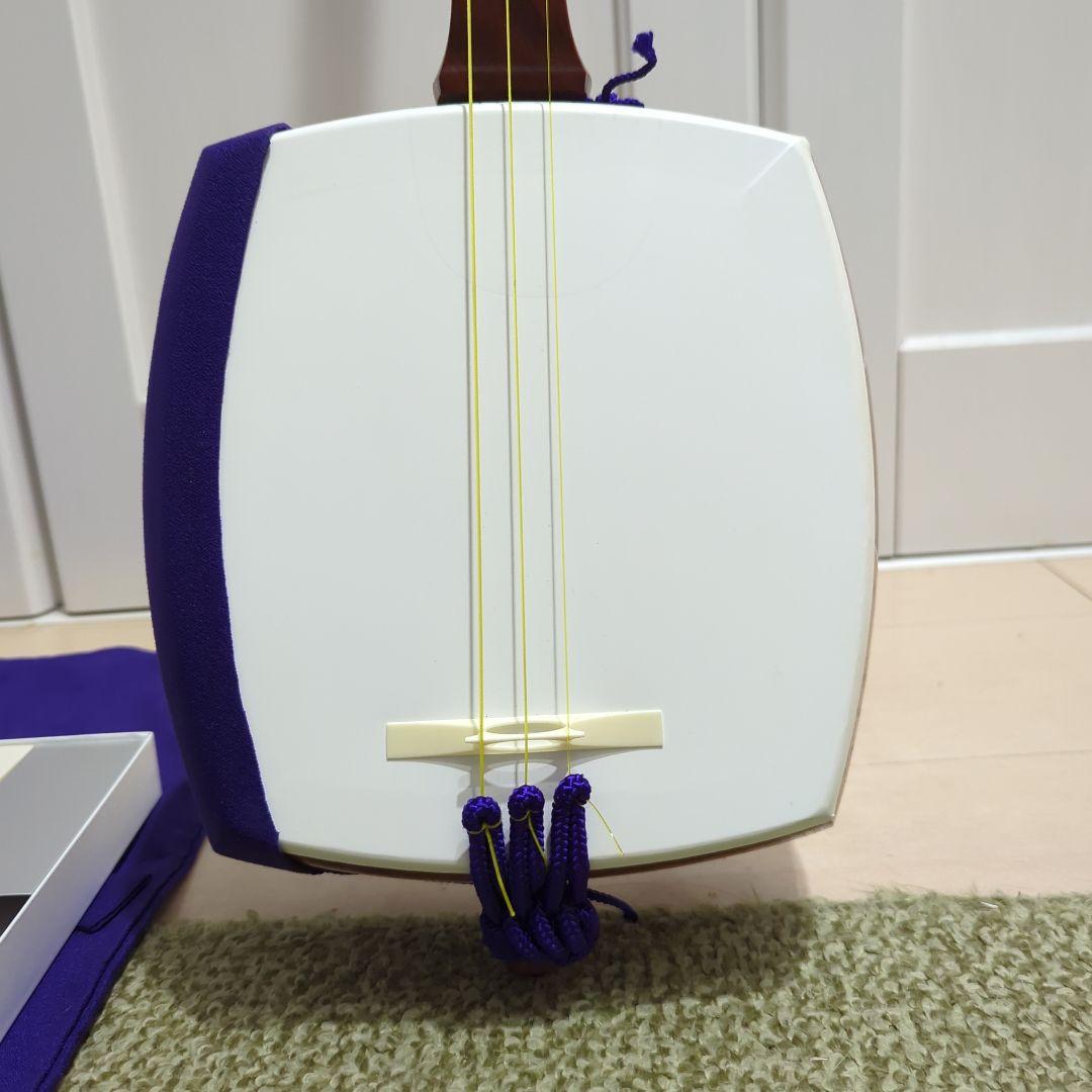 中棹三味線本体 皮破れなし