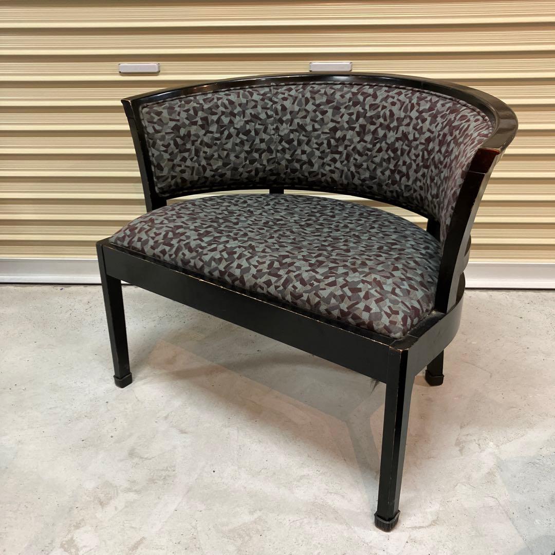 昭和レトロ マルニ ベントウッド 木製ロビーチェア ラウンジチェア 幾何学模様 マルニ木工 maruni ベントウッド チェア No.1 – バナルオンライン