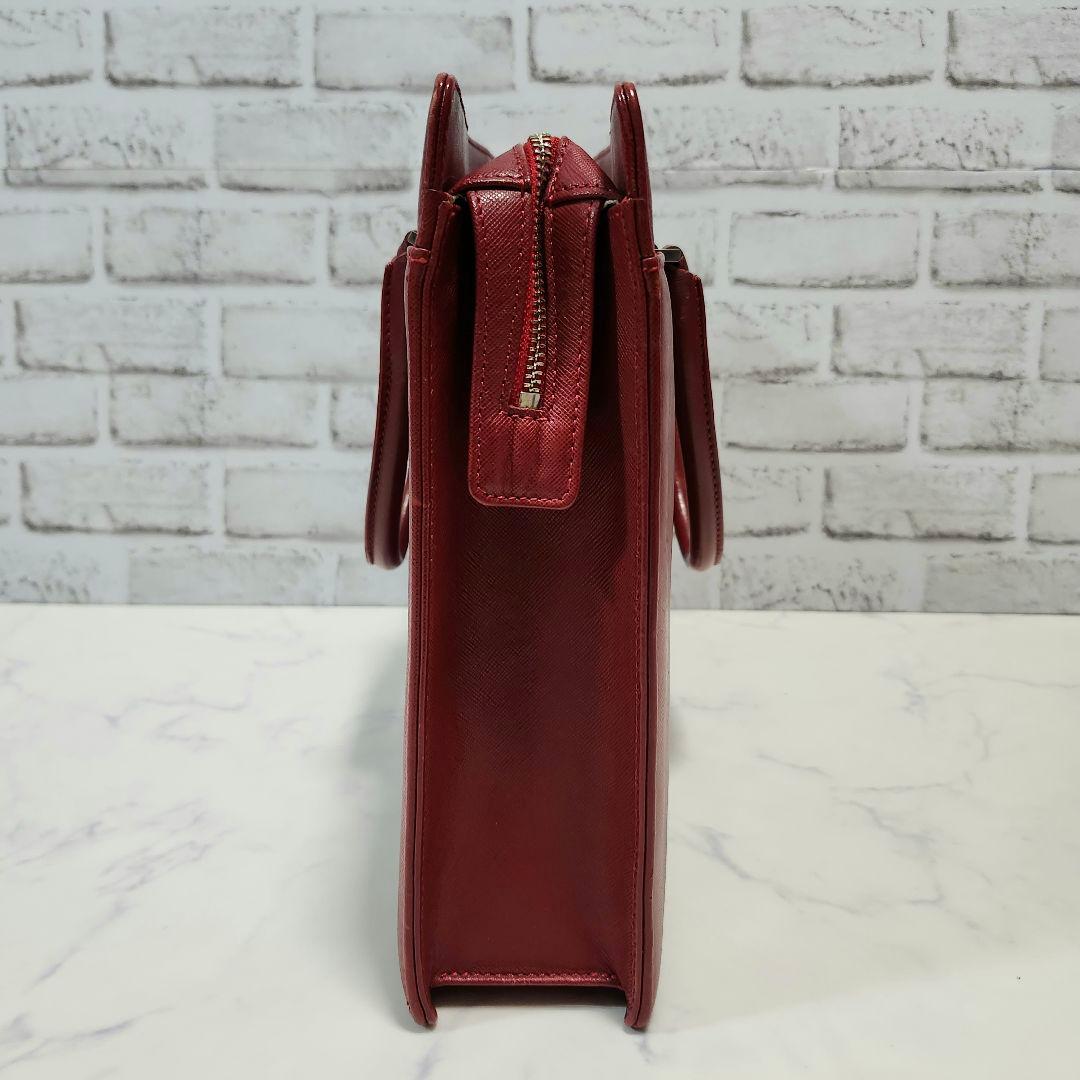 希少カラー☆バーバリー ビジネスバッグ サフィアーノレザー 内側ノバ