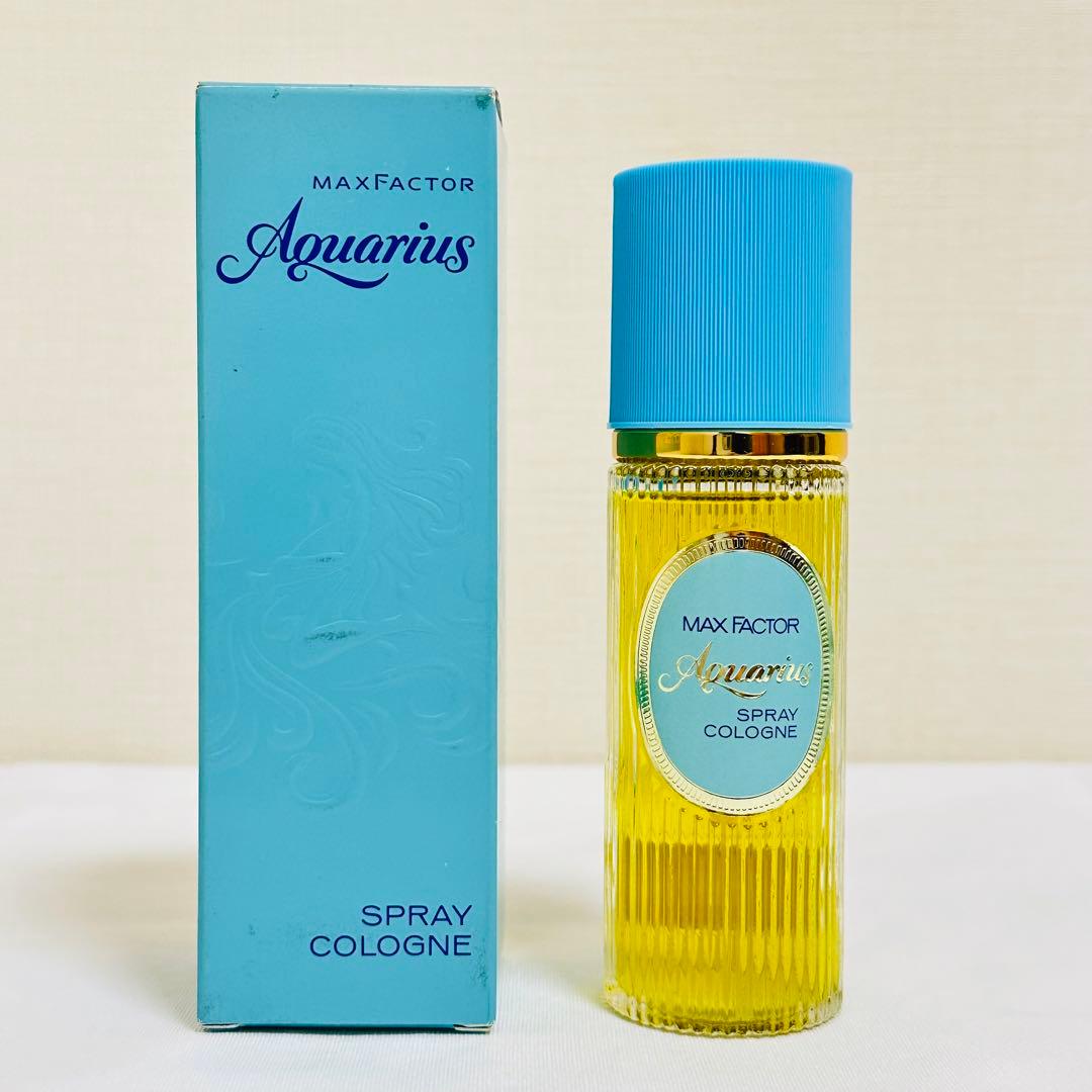 希少 新品 マックスファクター アクアリアス オーデコロン 香水 70ml