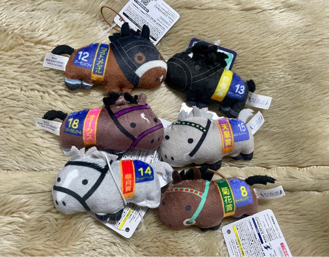 サラブレッドコレクション ふっくらマスコット 全6種セット - メルカリ