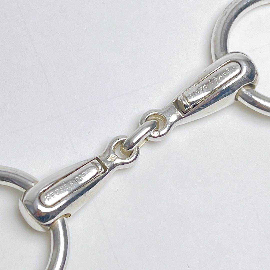 エルメス ヴィンテージ ホースビット キーリング 925 ミネルヴァ刻印