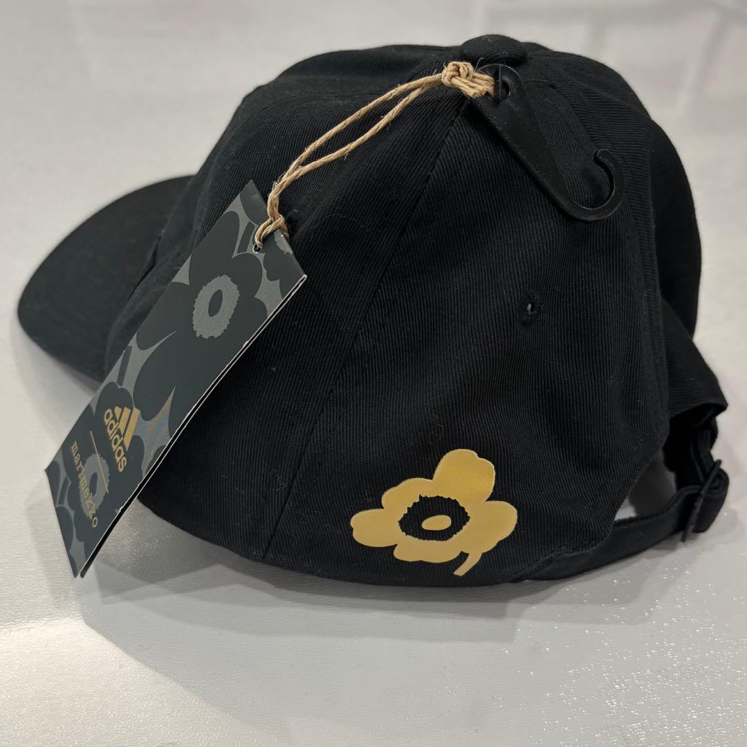 新品未使用】marimekko adidas キャップ レディースサイズ 黒 - メルカリ