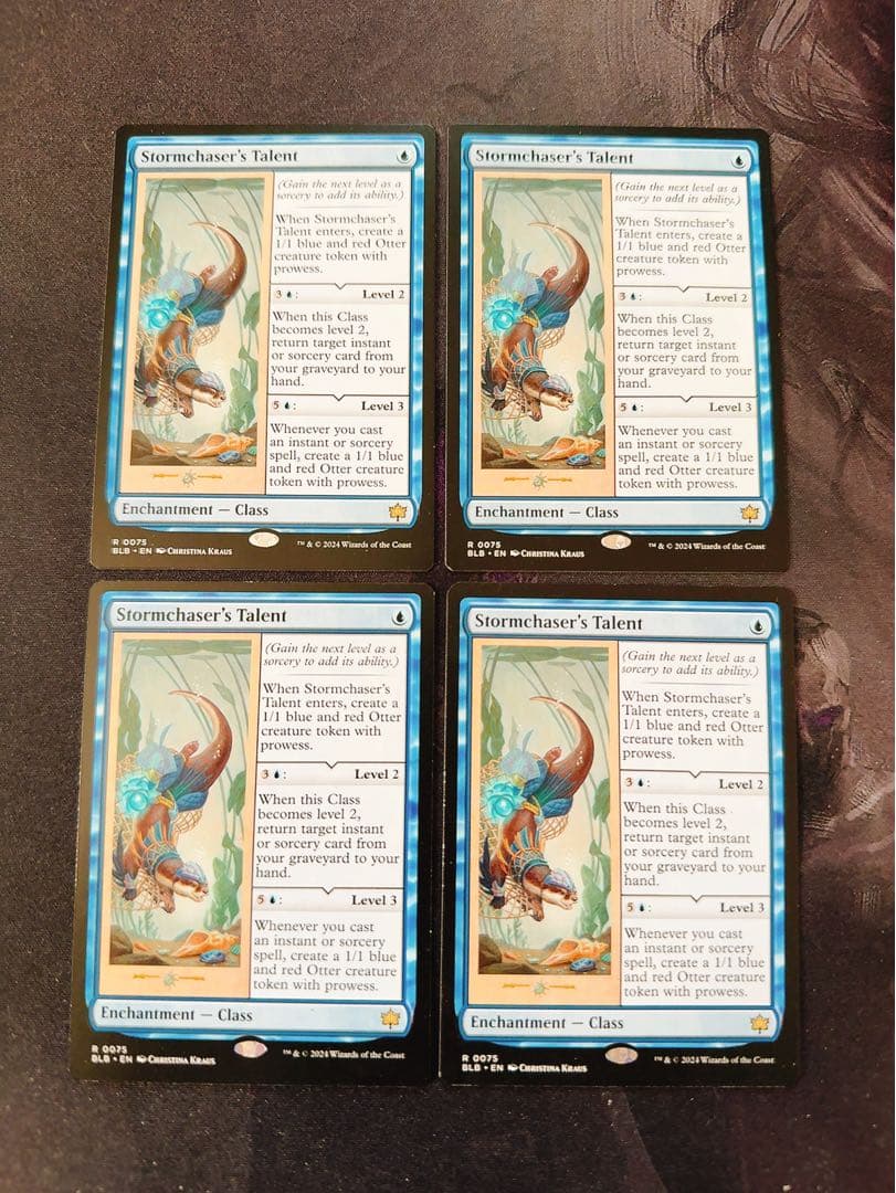 嵐追いの才能　英語　4枚セット 嵐追いの才能 MTG 4枚 - メルカリ