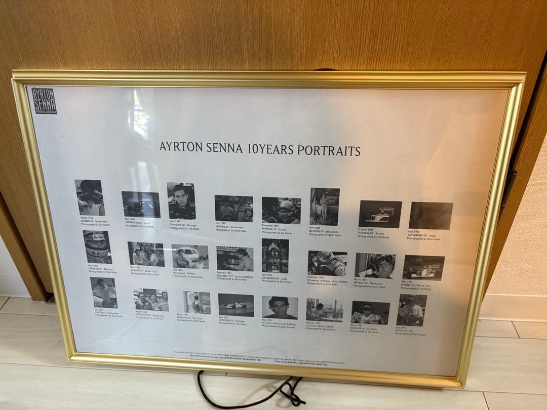 AYRTON SENNA 10YEARS PORTRAITS 24枚　ポスター