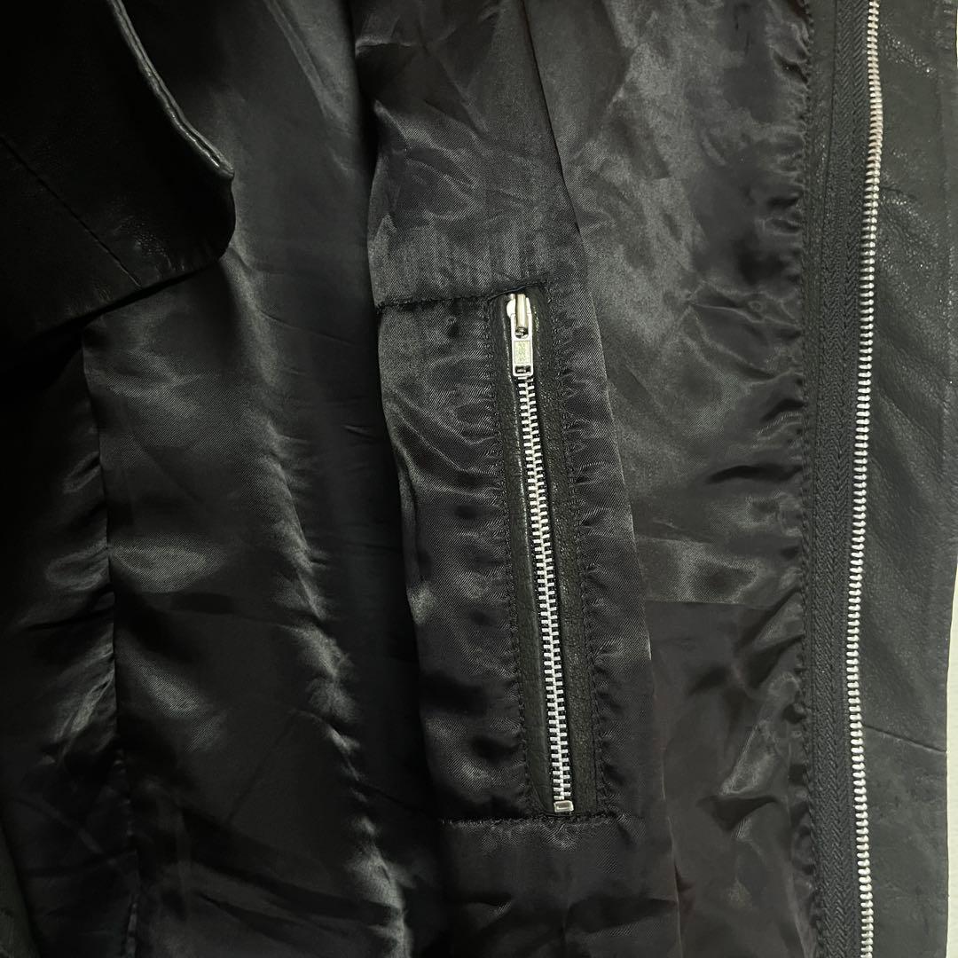 00s アーカイブEKAM ハイネックレザージャケットvkei opium風 - メルカリ