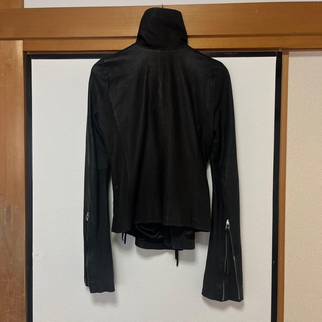 00s アーカイブEKAM ハイネックレザージャケットvkei opium風 - メルカリ