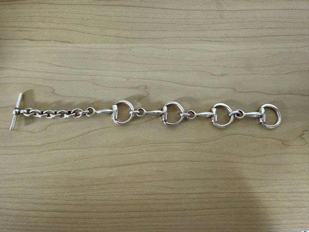 LAVER FOUR BIT CHAIN T BAR ブレスレットL