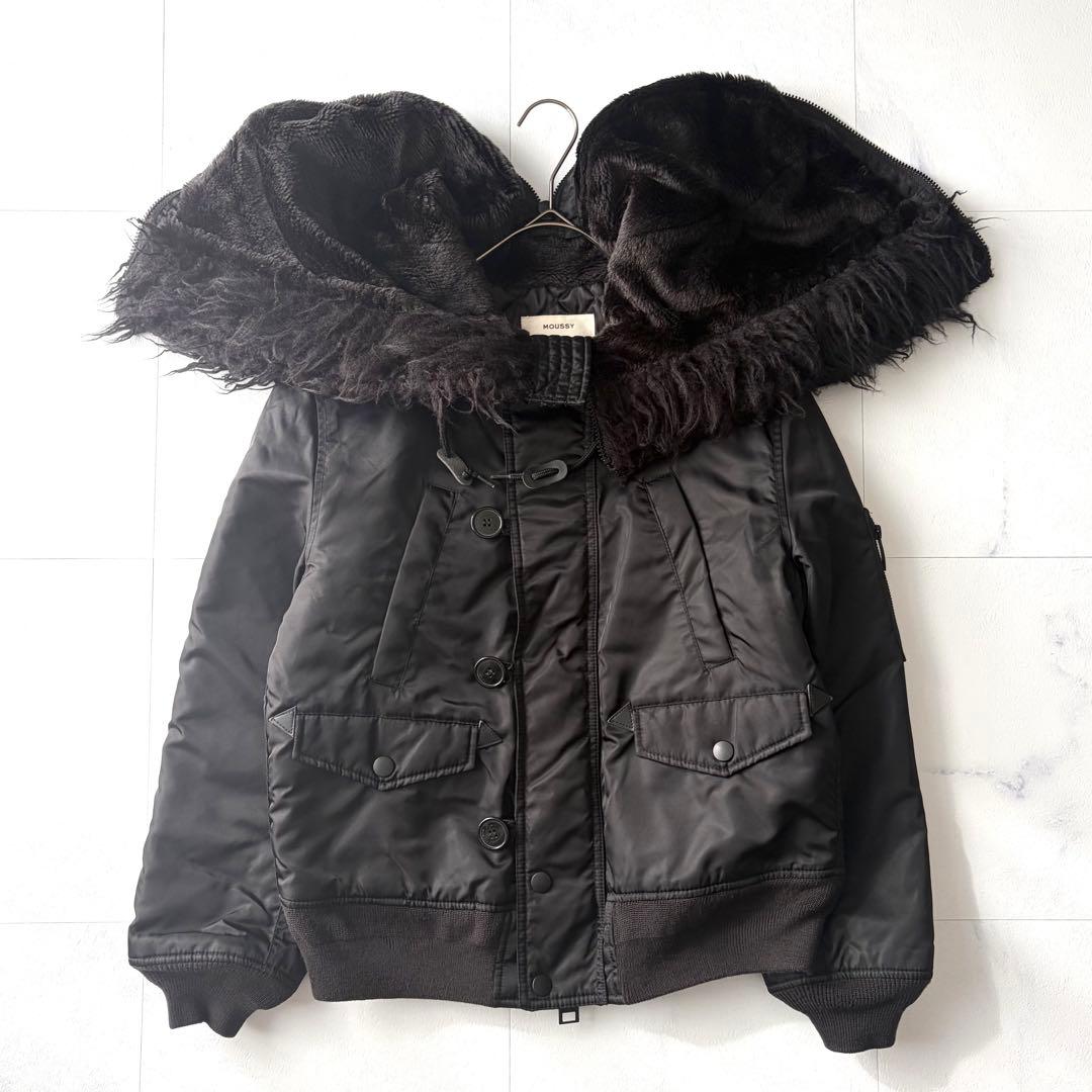 【fukui様】マウジー　y2k　フライトジャケット　ミリタリー　N-2B moussy N-2B y2k 00s フライト ミリタリージャケット 短丈 - メルカリ