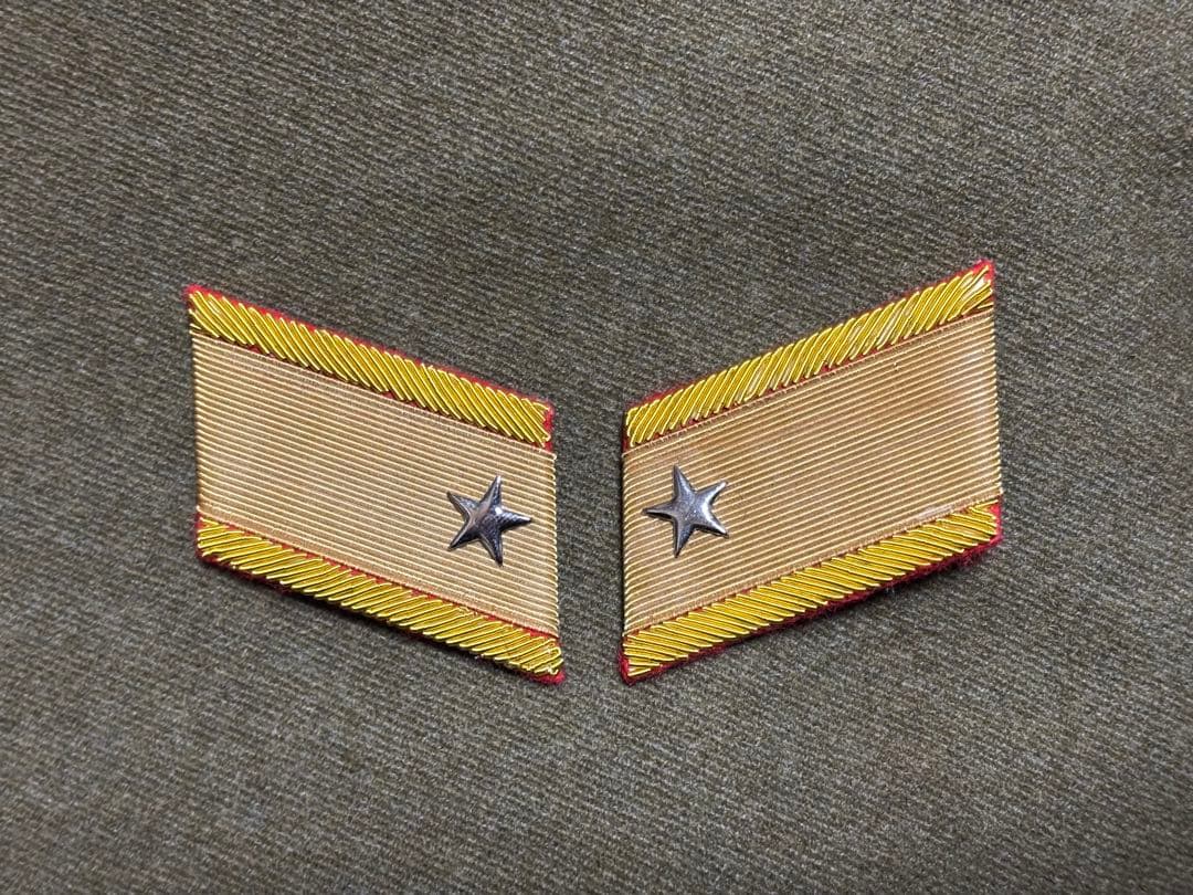 日本軍 少将 襟章 三式