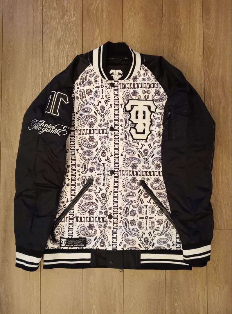 最終 TECHNINE バンダナ柄 スタジャン 激シブ スノーボードウェア S