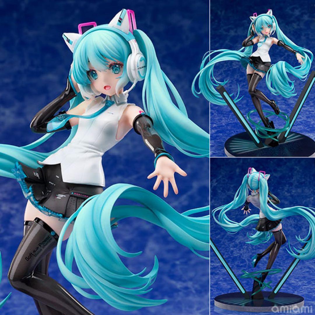 F:NEX フェネクス　初音ミク　猫耳ヘッドフォン　フィギュア