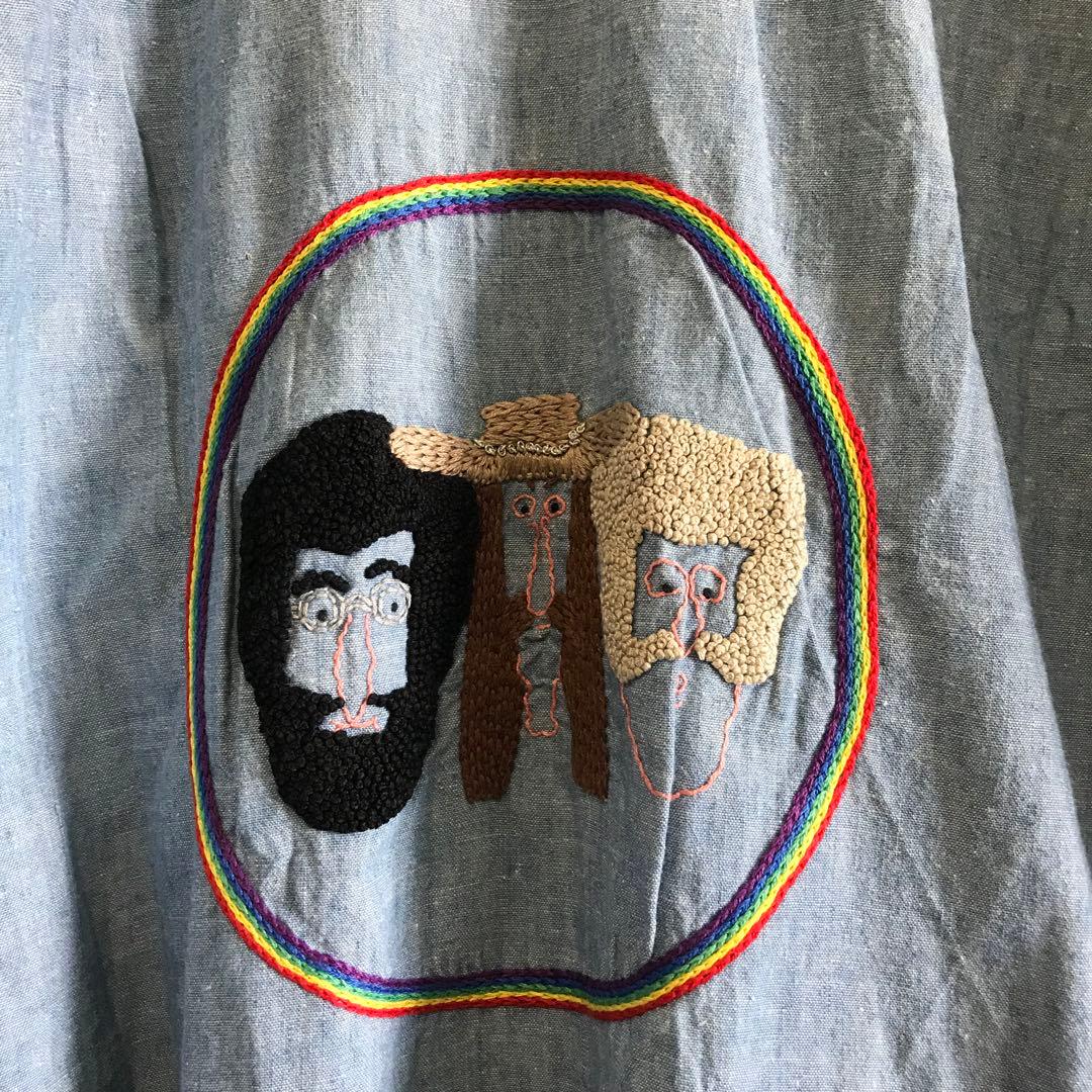 70s リーバイス BIG E刺繍 オレンジタブ シャンブレーシャツ Lサイズ