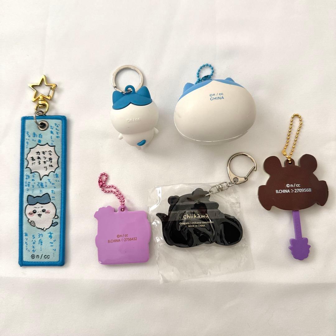 お得な6点まとめ売り‼️ちいかわ ハチワレ モモンガ キーホルダー