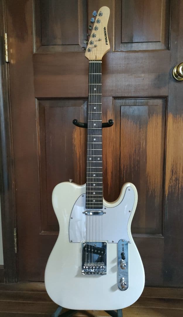 PlayTech テレキャスタータイプ エレキギター　白　本体のみ　USED Amazon | PLAYTECH (プレイテック) エレキギター テレキャスタータイプ