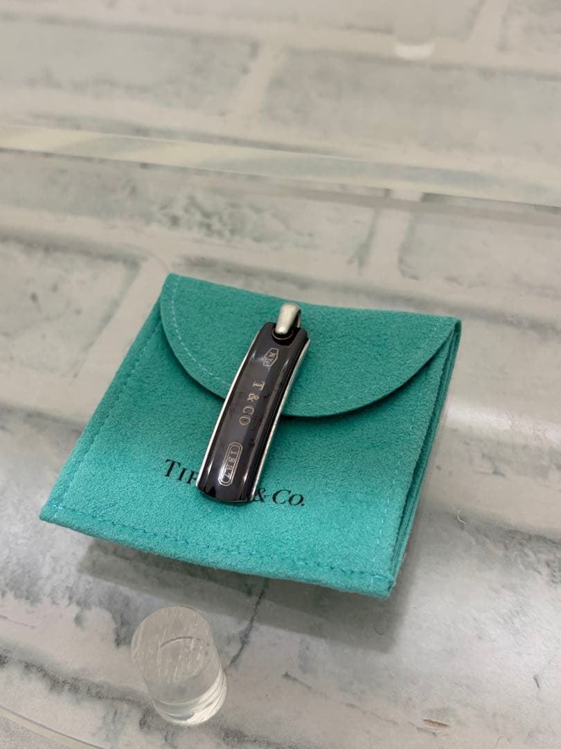 オールドティファニー　925 チタン　1837 プレート　ネックレストップ オールドティファニー 925 チタン 1837 プレート ネックレストップ