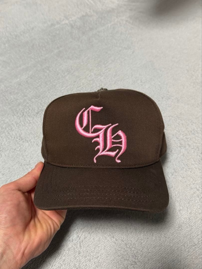 CHROME HEARTS ブラウン ベースボールキャップ - メルカリ