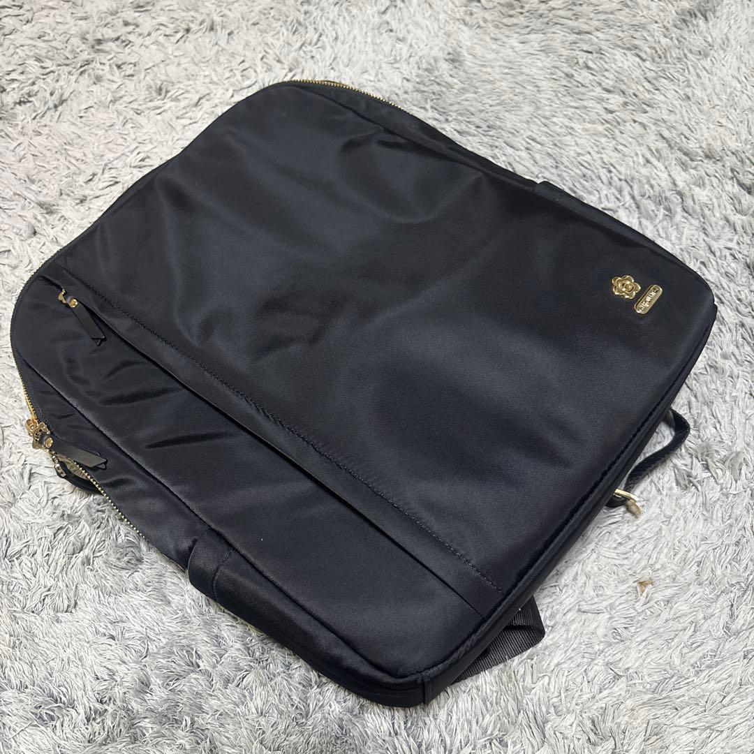 MARY QUANT ブラックナイロンリュック