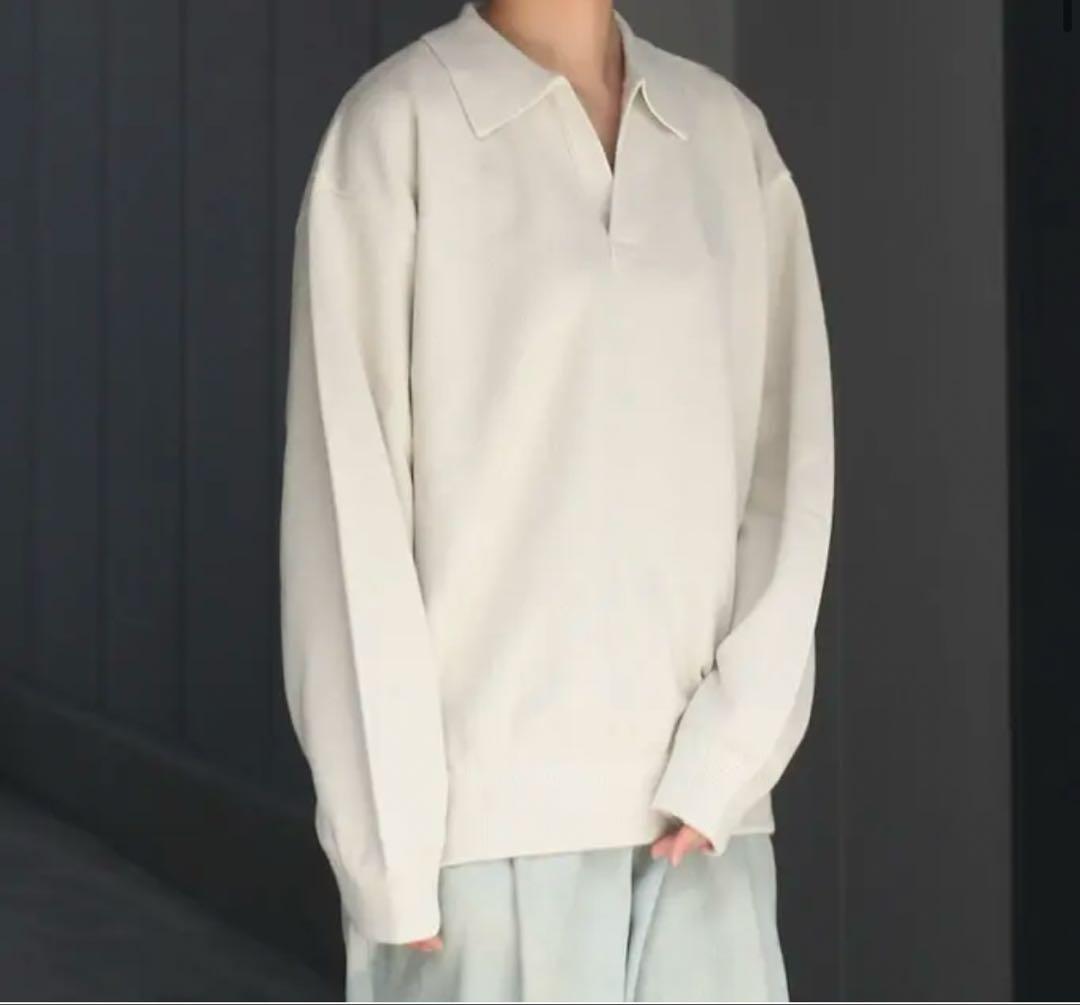 トップス crepuscule Moss Stitch Skipper