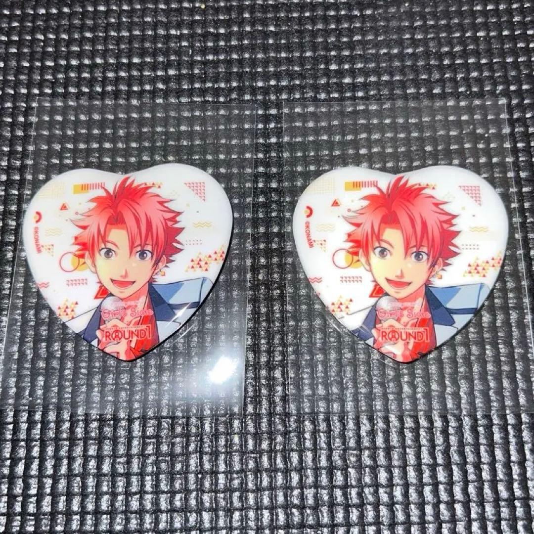 針谷幸之進 缶バッジ ラウンドワン - メルカリ