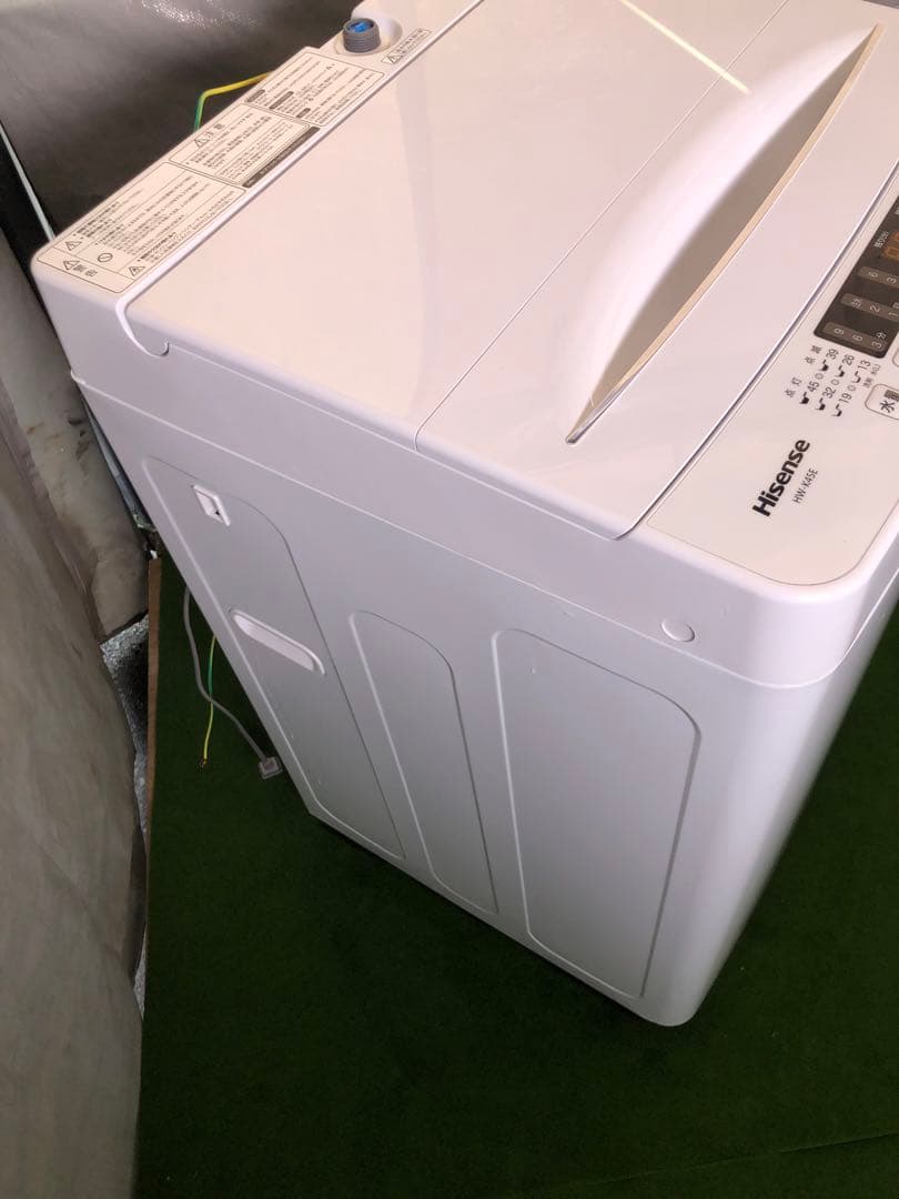 洗濯機 4.5kg 24年製 美品 一人暮らし ハイセンス
