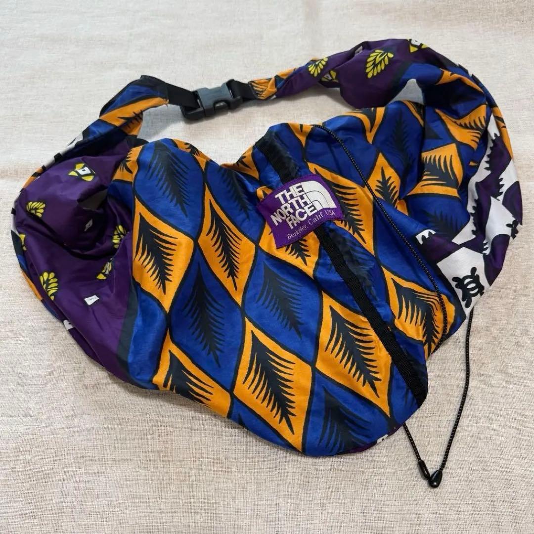 THENORTHFACEパープルレーベル　ウエストバッグ　ノースフェイス　民族柄
