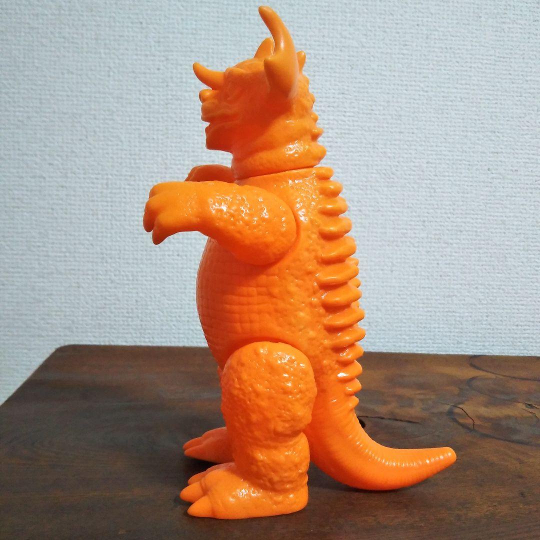 マルサン 復刻 バラゴン ミドルサイズ 未塗装 オレンジ ソフビ - メルカリ