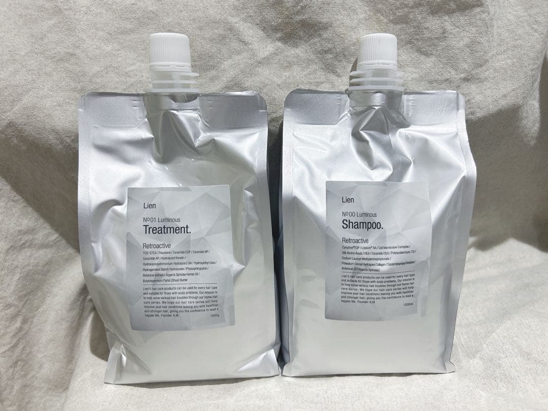 ルリアンルミナスシャンプー トリートメント1000ml 1000g