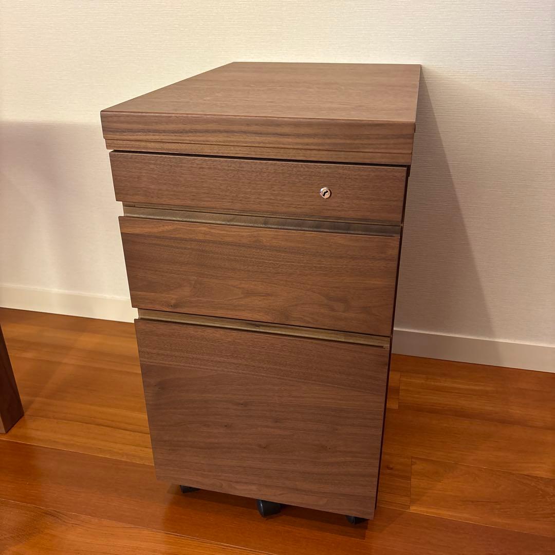 カリモク　ボナシェルタ デスクワゴン 奥行60cm用ST0057 ウォールナット 楽天市場】カリモク ボナシェルタ デスクワゴン デスク奥行60cm専用