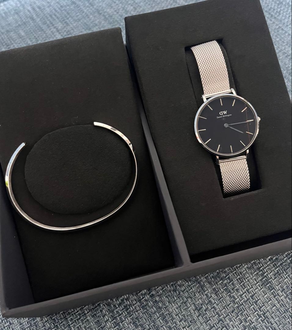 新品未使用⭐︎Daniel Wellington時計セット⭐︎シルバー&ブラック