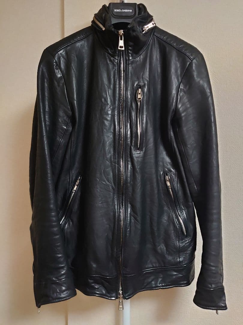 美品AKM / DIA STAND RIDERS B215-COW048サイズL AKMレザージャケット | chemical conbination