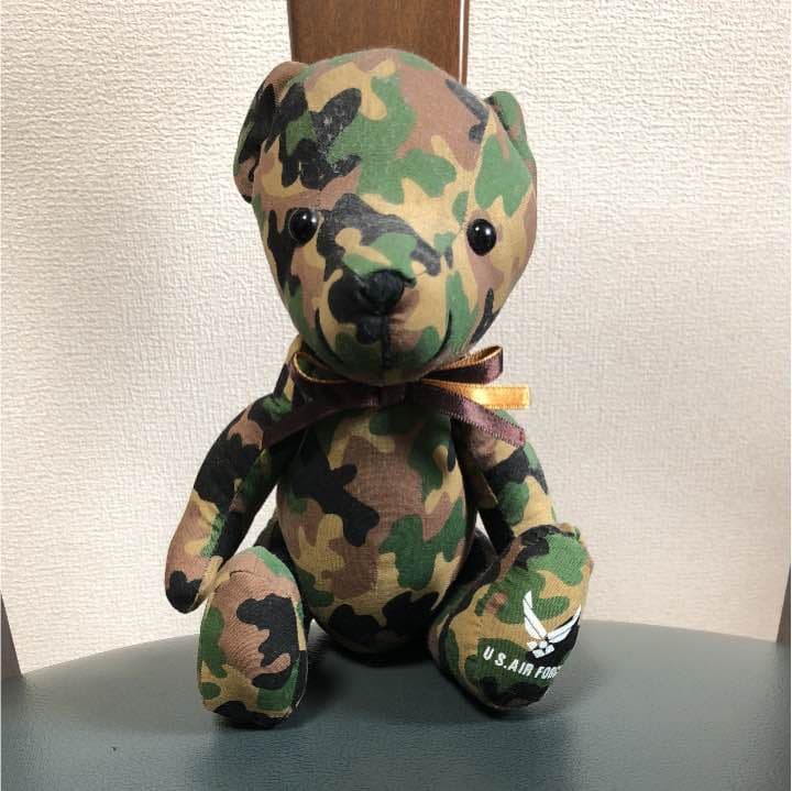 迷彩柄テディベア ミリタリー人形 迷彩ぬいぐるみの商品詳細｜ミリタリーショップなら米