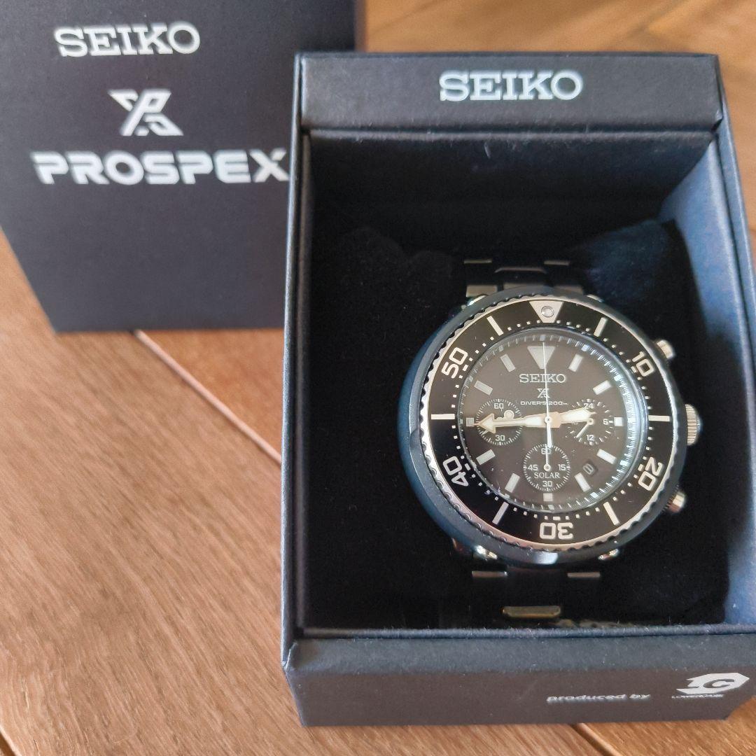 SEIKO PROSPEX ソーラー ブラック