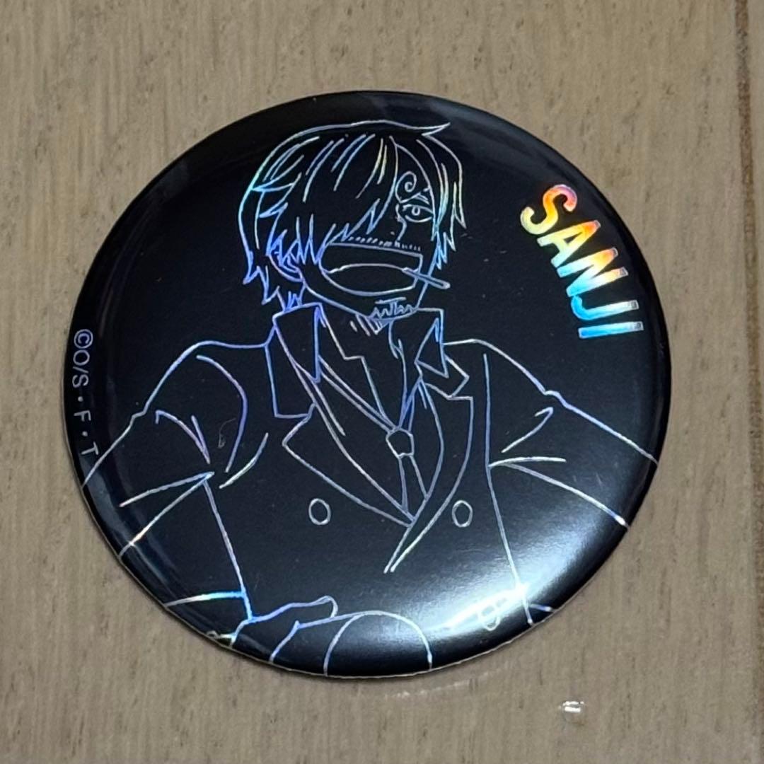 ワンピース トレーディング箔押し缶バッジ サンジ - メルカリ