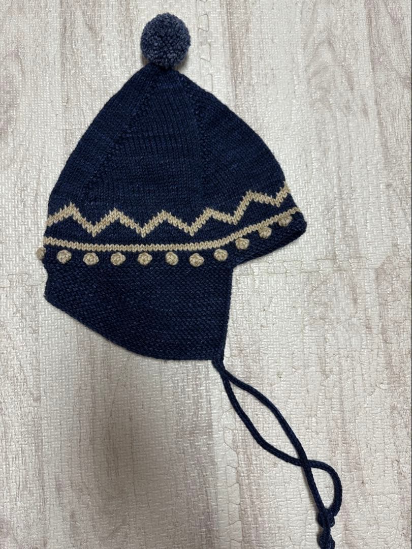 帽子 misha&puff zigzag pointy ink