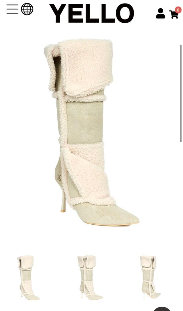 靴 YELLO MAGNOLIA LONG BOOTS