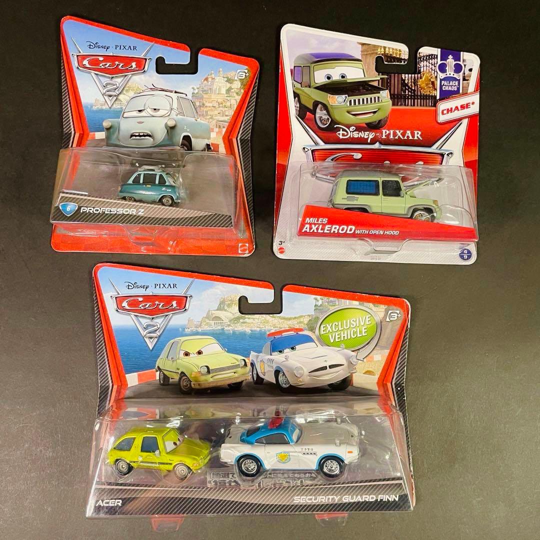 マテル カーズ アクセルロッド卿 ザンダップ教授 空港警備フィン+エーサーセット