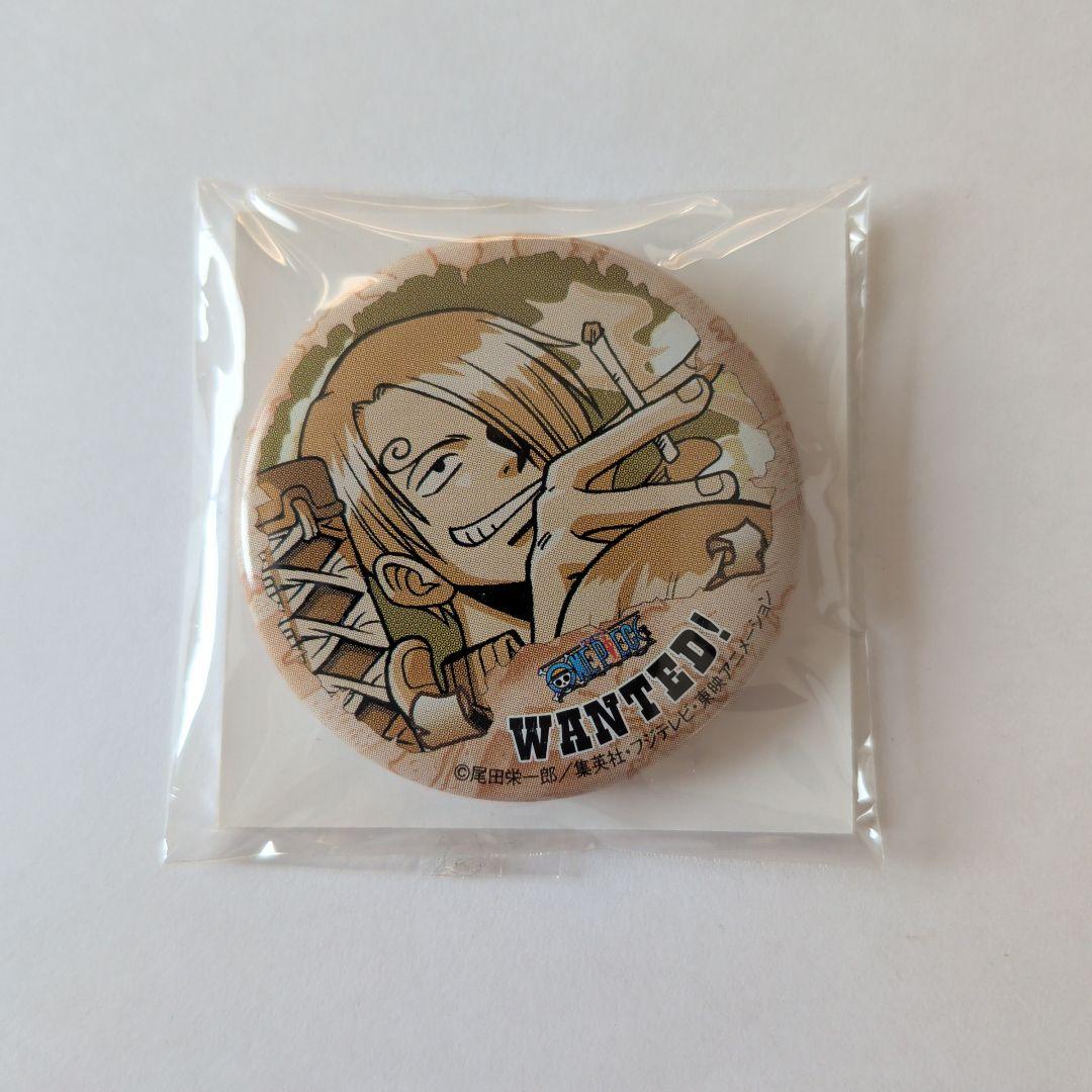 ONE PIECE 缶バッジ WANTED! サンジ
