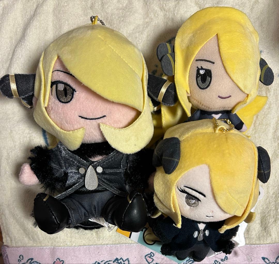 ポケモンセンター ぬいぐるみ Pokémon Trainers シロナ 3個