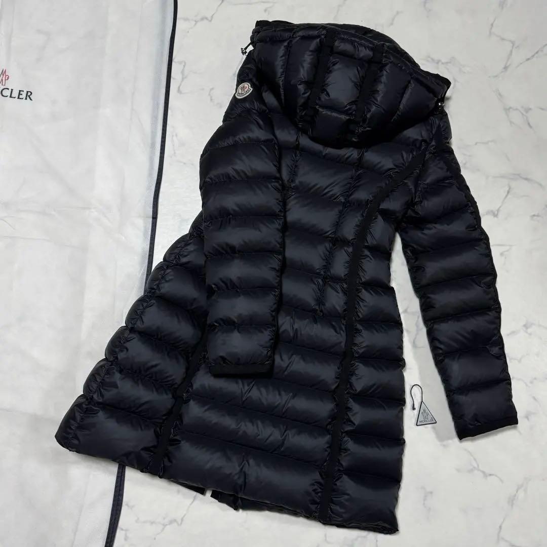 モンクレール エルミンヌ ブラック 0 ダウンジャケット MONCLER - メルカリ
