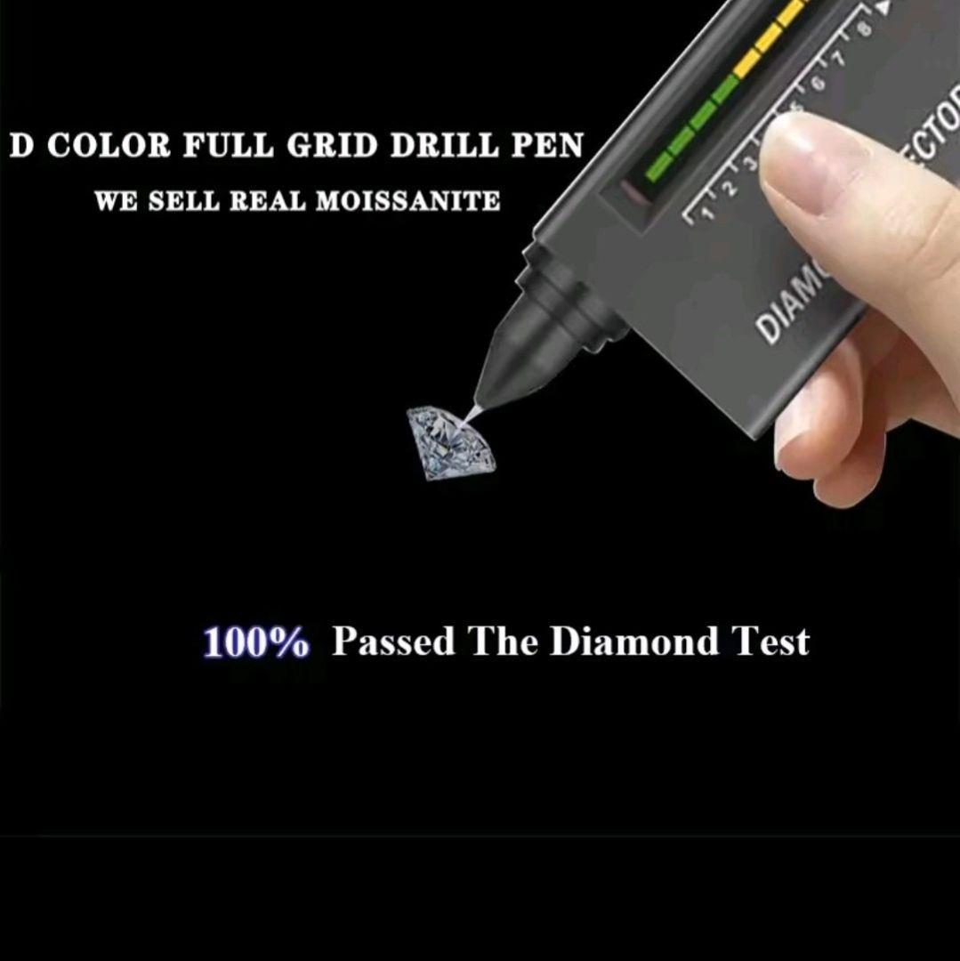 最高品質 モアサナイト 0.5ct スクエア ヘイロー リング 【14号