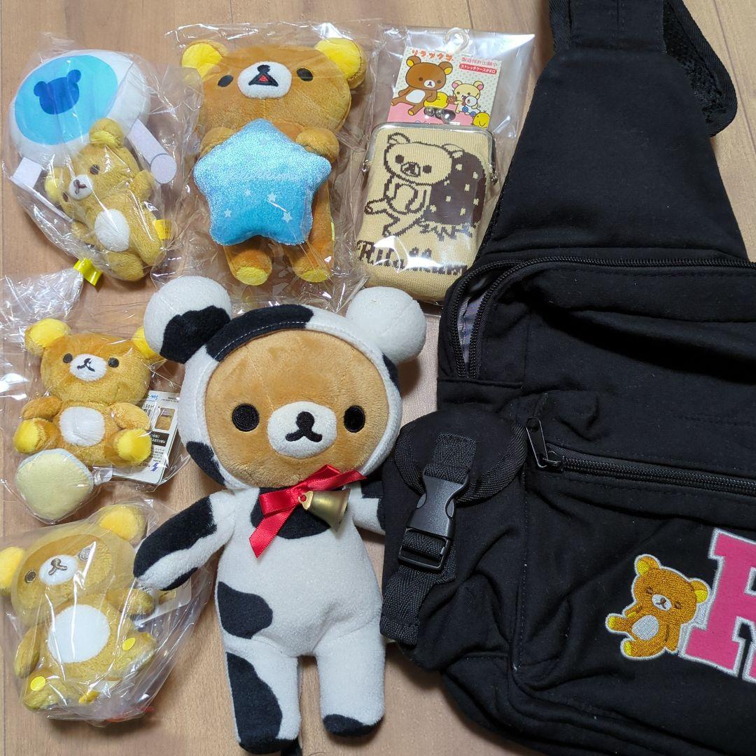 リラックマ ぬいぐるみ ショルダーバッグ がま口ポーチ まとめ売り 楽天市場】リラックマ がまぐち ミニポーチ コスメポーチ くま