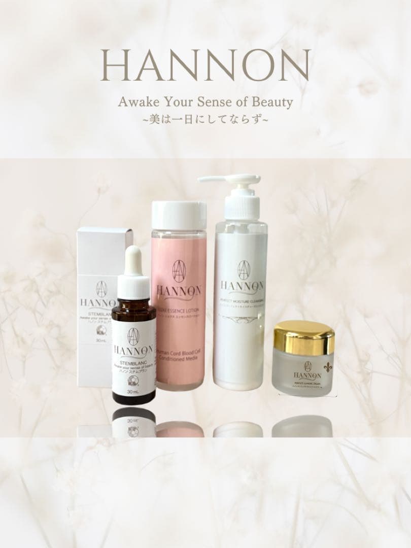 新春値下げ　HANNON スキンケアセット