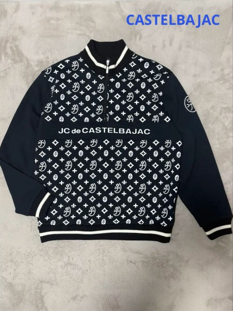 カステルバジック　CASTELBAJAC ハーフジップアップ トレーナー 48 カステルバジャック CASTELBAJAC ハーフジップトレーナー 7234470119-1