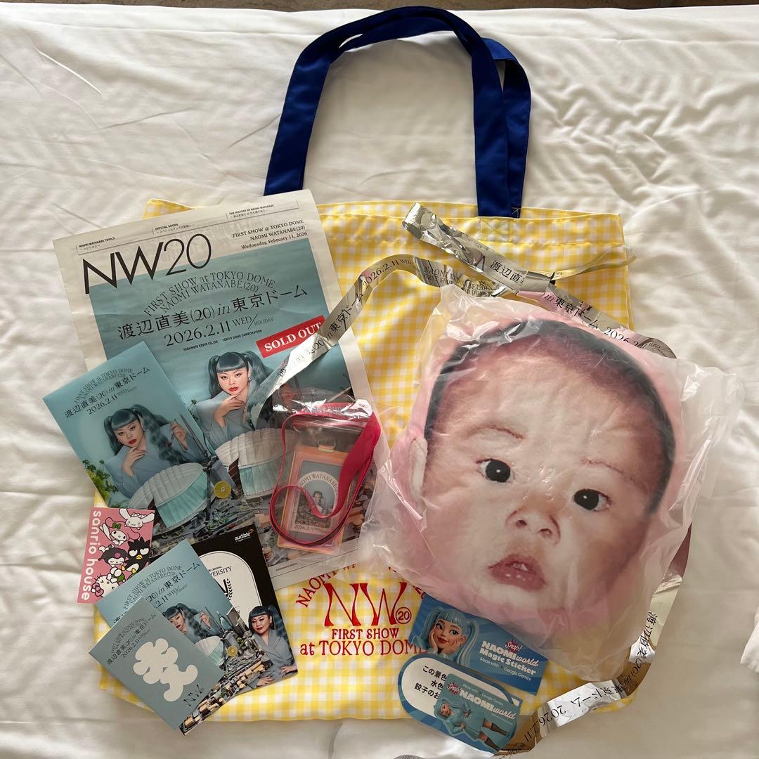 【美品】渡辺直美20東京ドーム うにょ席 限定 非売品 コラボ チケットファイル