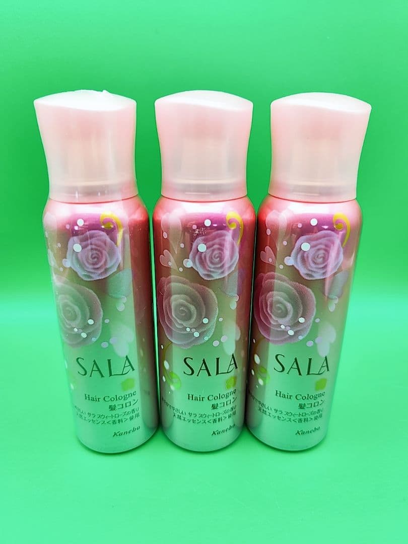 新品未使用　Kanebo　サラ　髪コロンB　スウィートローズの香り　80g 3点