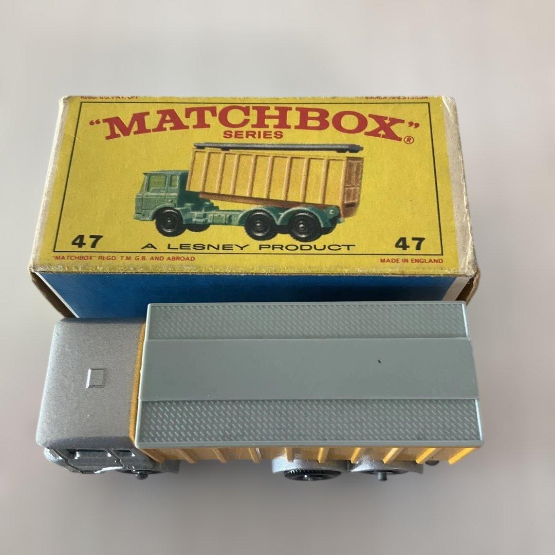 ミニカー　マッチボックス　47 D.A.F ティッパーコンテナトラック