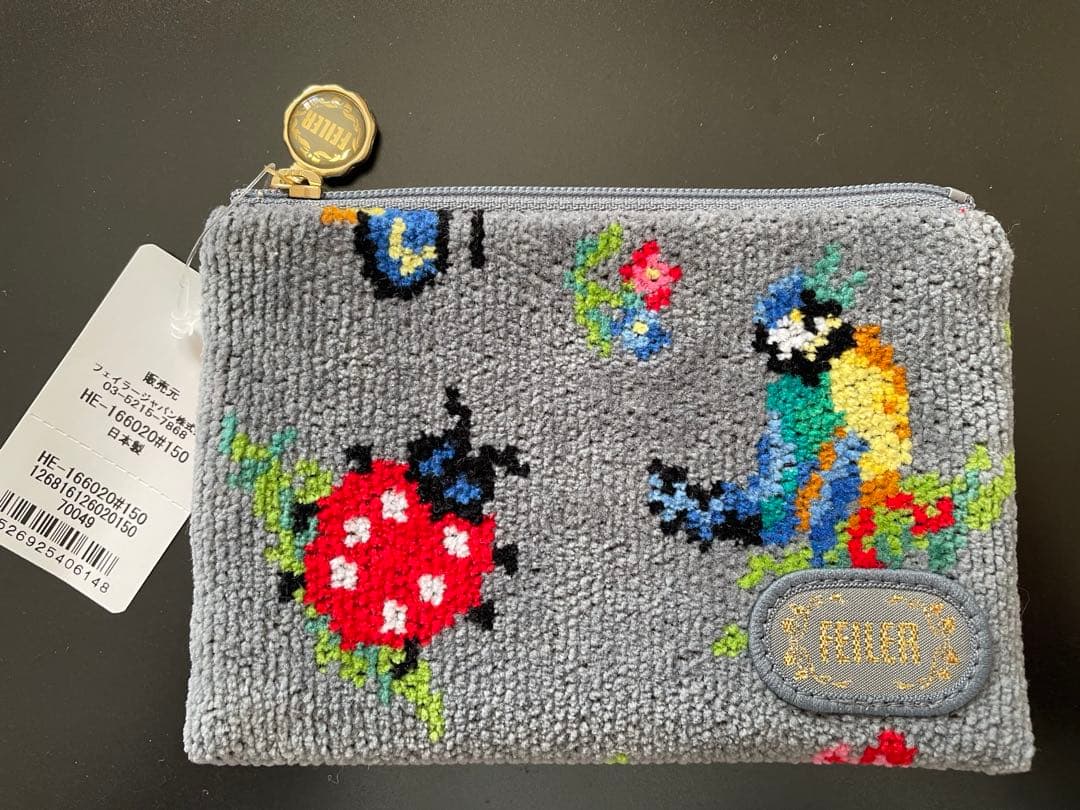 フェイラー　ハイジ　グレー　ティッシュポーチ　銀座本店・WEB限定 新品未使用 フェイラー ハイジ ティッシュポーチ グレー FEILER｜Yahoo