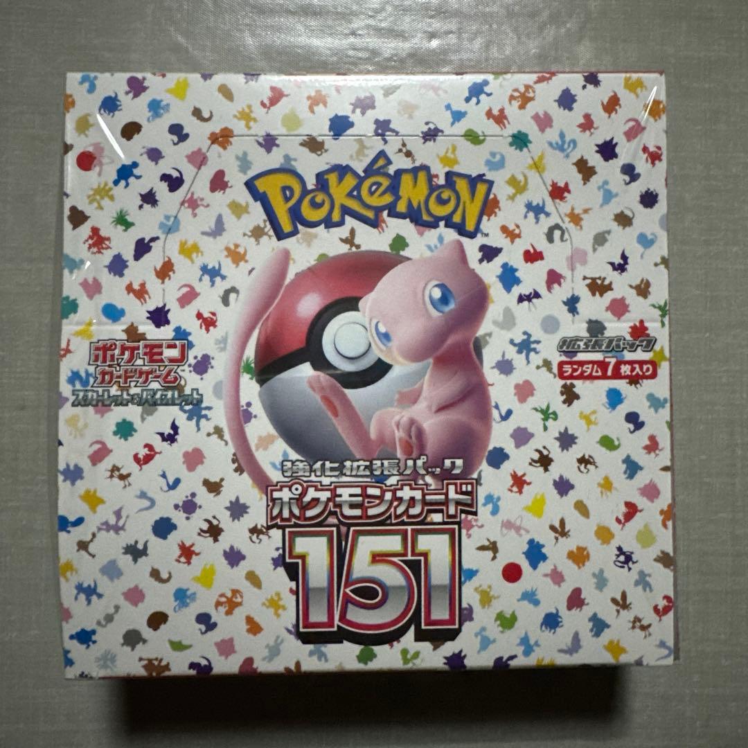 ポケモンカードゲーム 151 1box シュリンク付