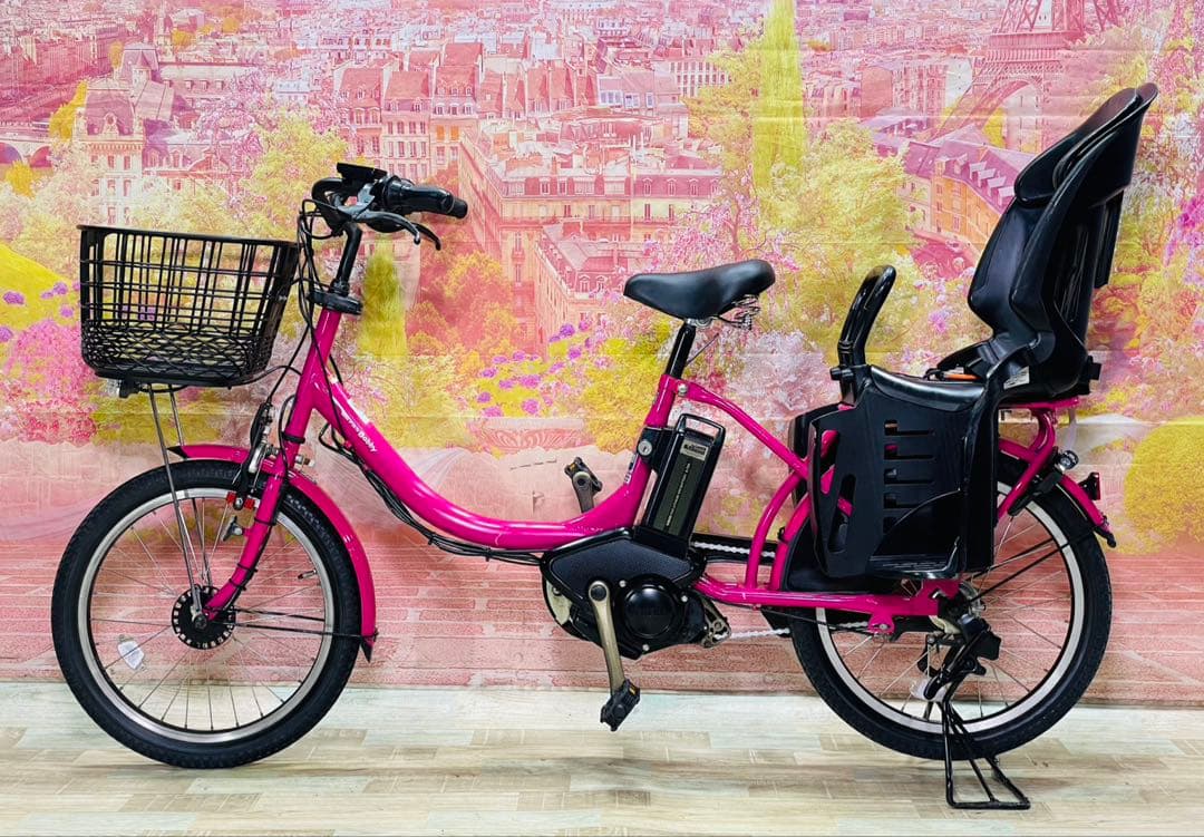 ZK3448 電動自転車 ヤマハ パスバビー 子供乗せ 20インチ 送料無料